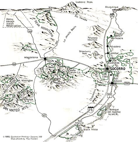 Socorro Map .